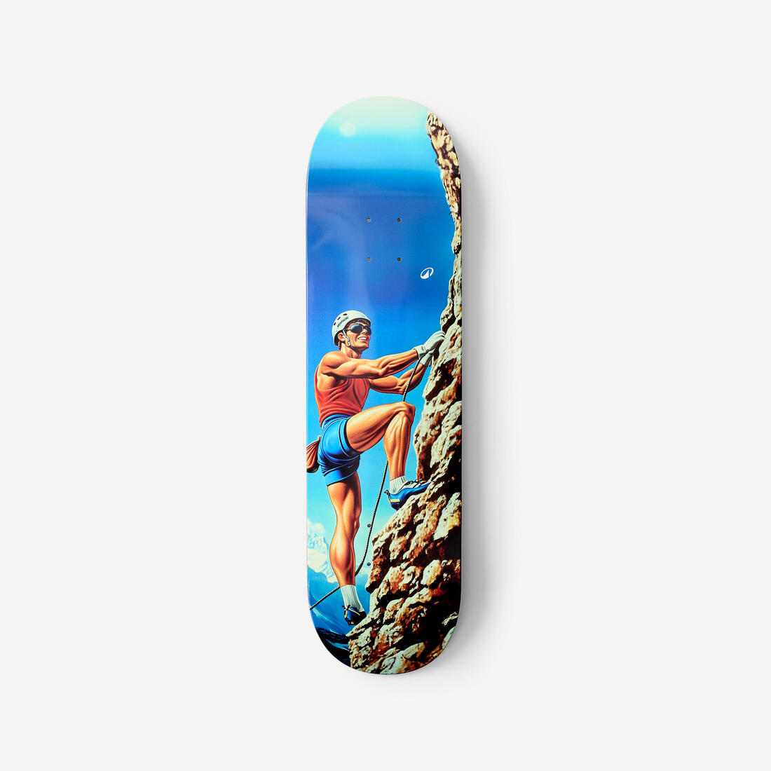PLANCHE DE SKATE ERABLE DK500 POPSICLE TAILLE 8". GRAPHISME PAR QUENTIN CAILLAT