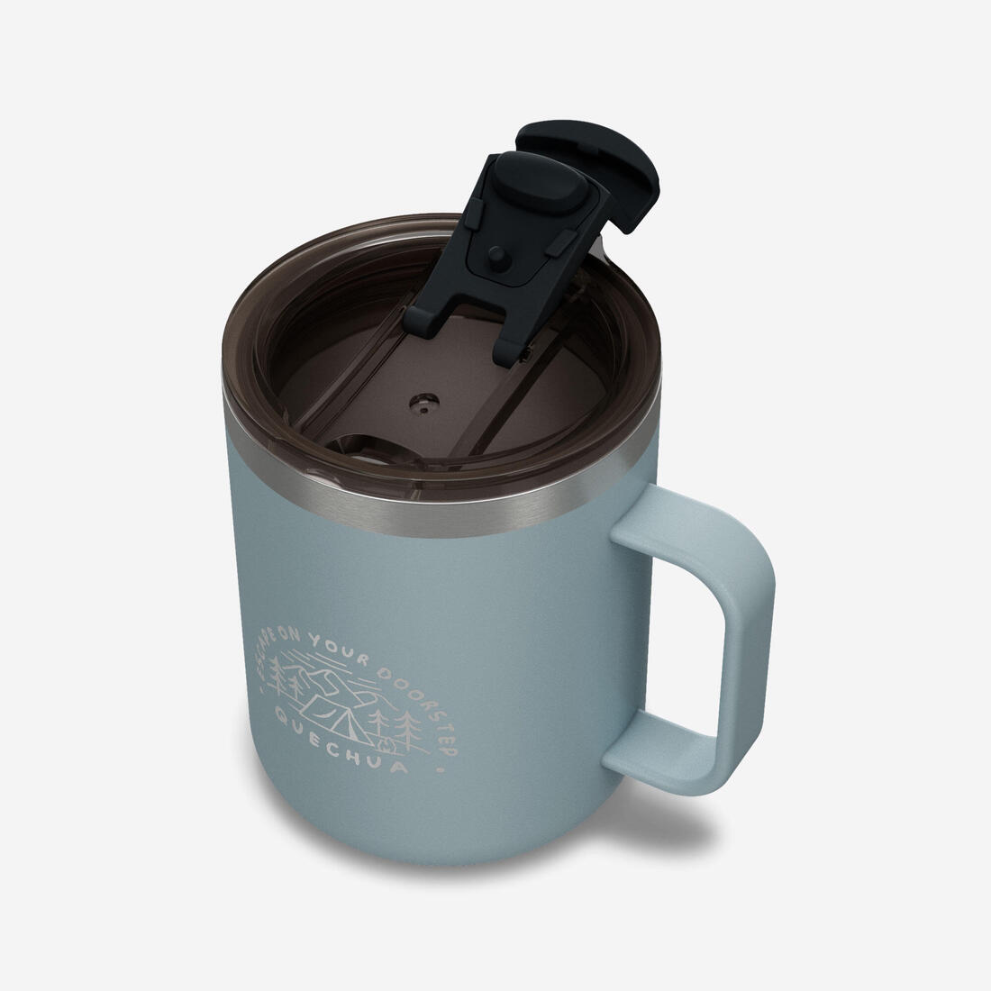 Mug 900 isotherme 0,35L en inox, pour le camping, la randonnée/trekking