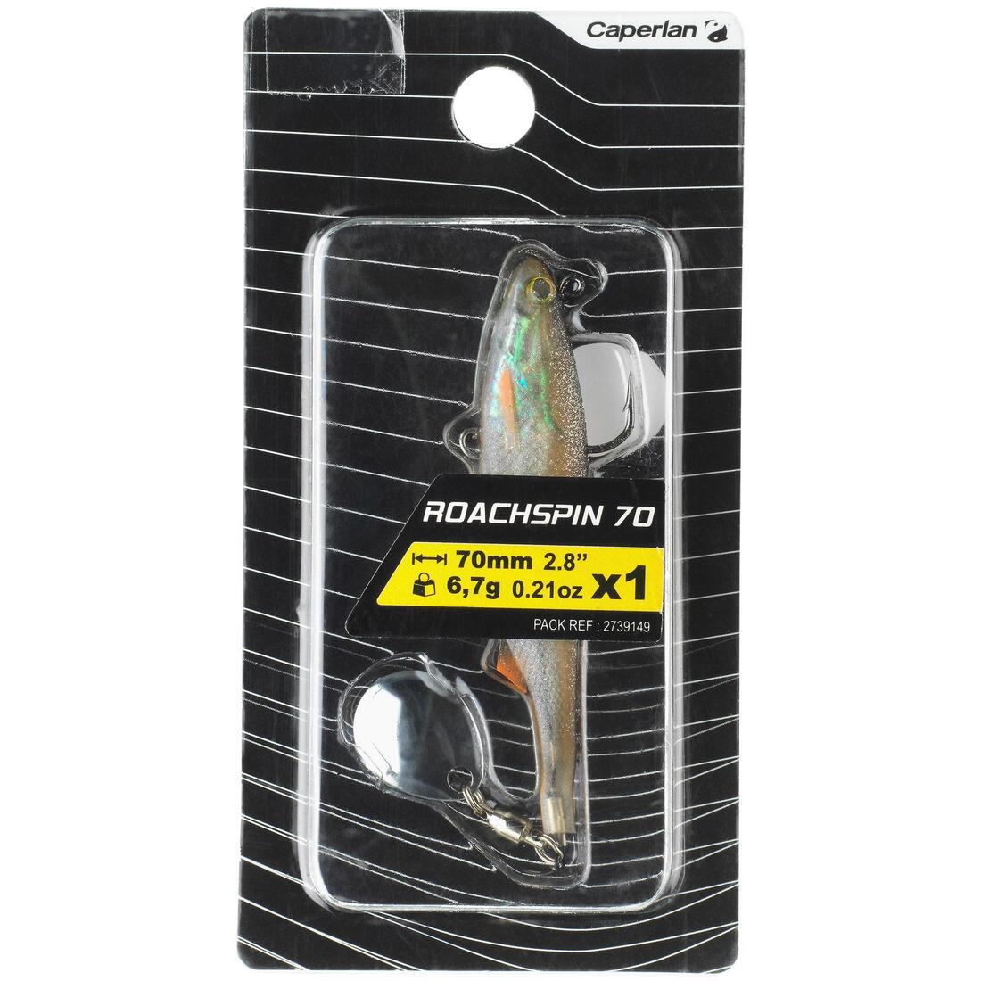 LEURRE SOUPLE SHAD A PALETTE PÊCHE AUX LEURRES ROACHSPIN 70 GARDON