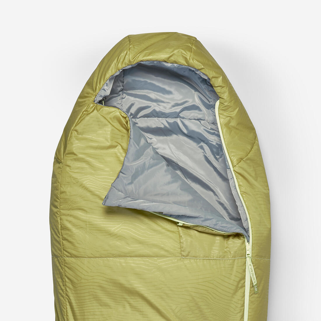 Sac de couchage enfant 10°C, léger et compact, kaki