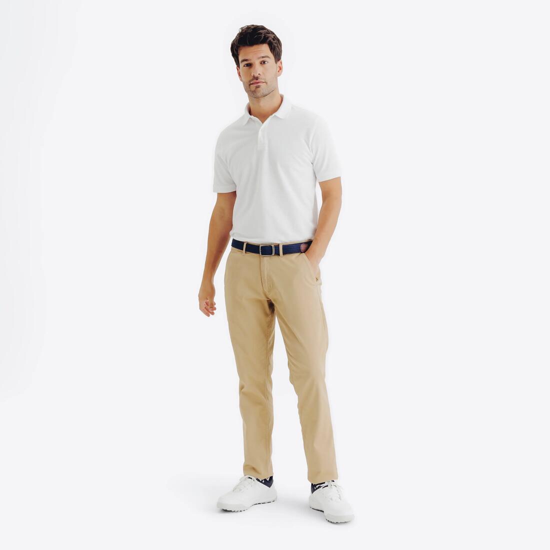 Polo de golf en coton polyester manches courtes homme, MW500