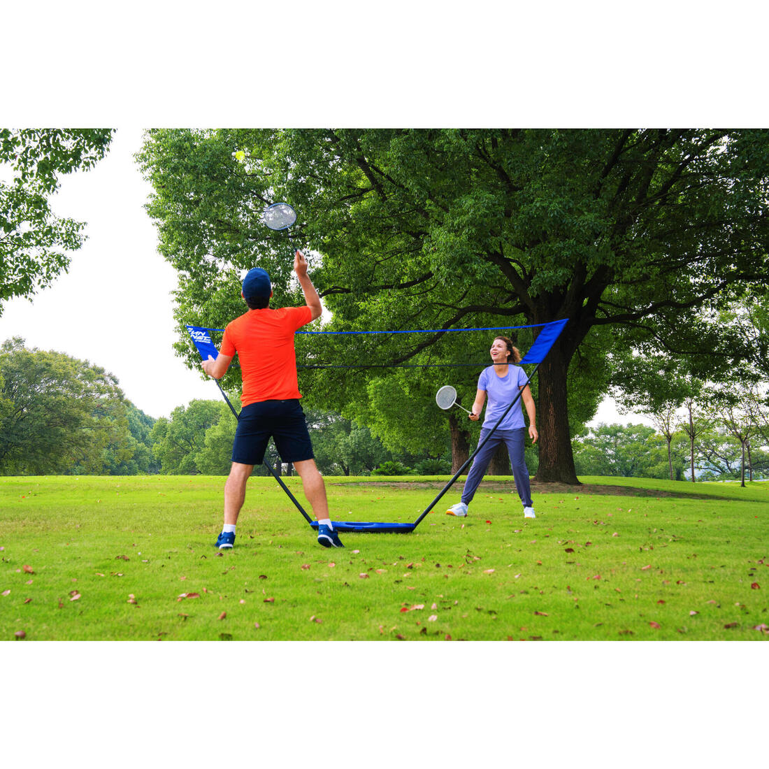 Kit Filet de Badminton Fun 3 Mètres - Bleu Roi