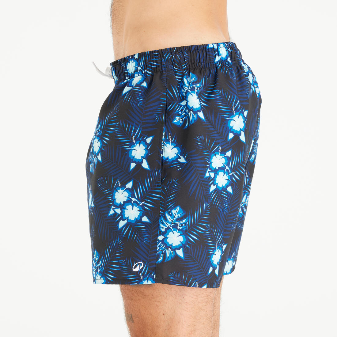 Boardshort surf 100 15" POPSTRIPE BLUE