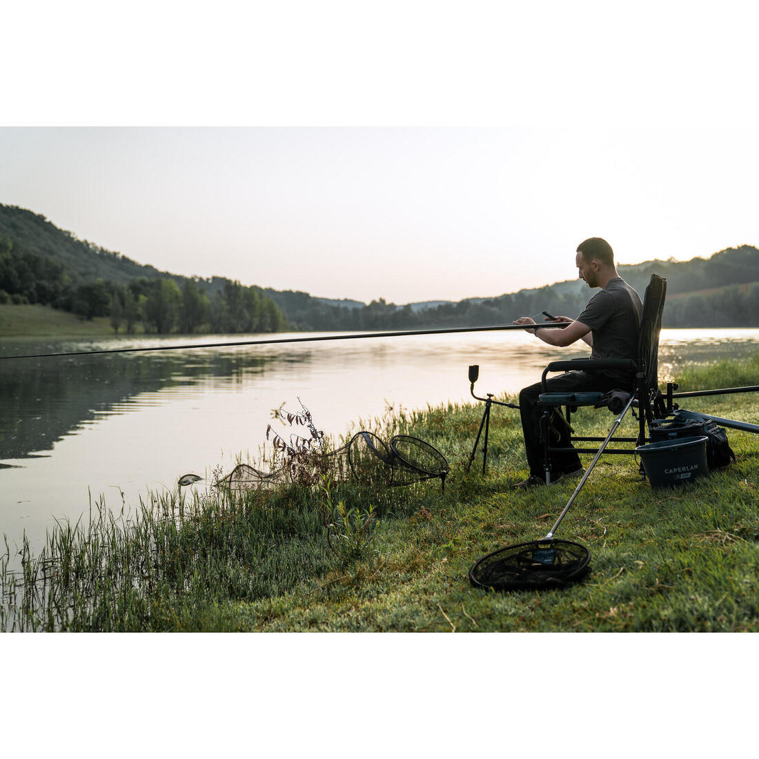 KIT NORTHLAKE 100 3,4M POUR LA PÊCHE DU POISSON BLANC A LA CANNE A EMMANCHEMENT