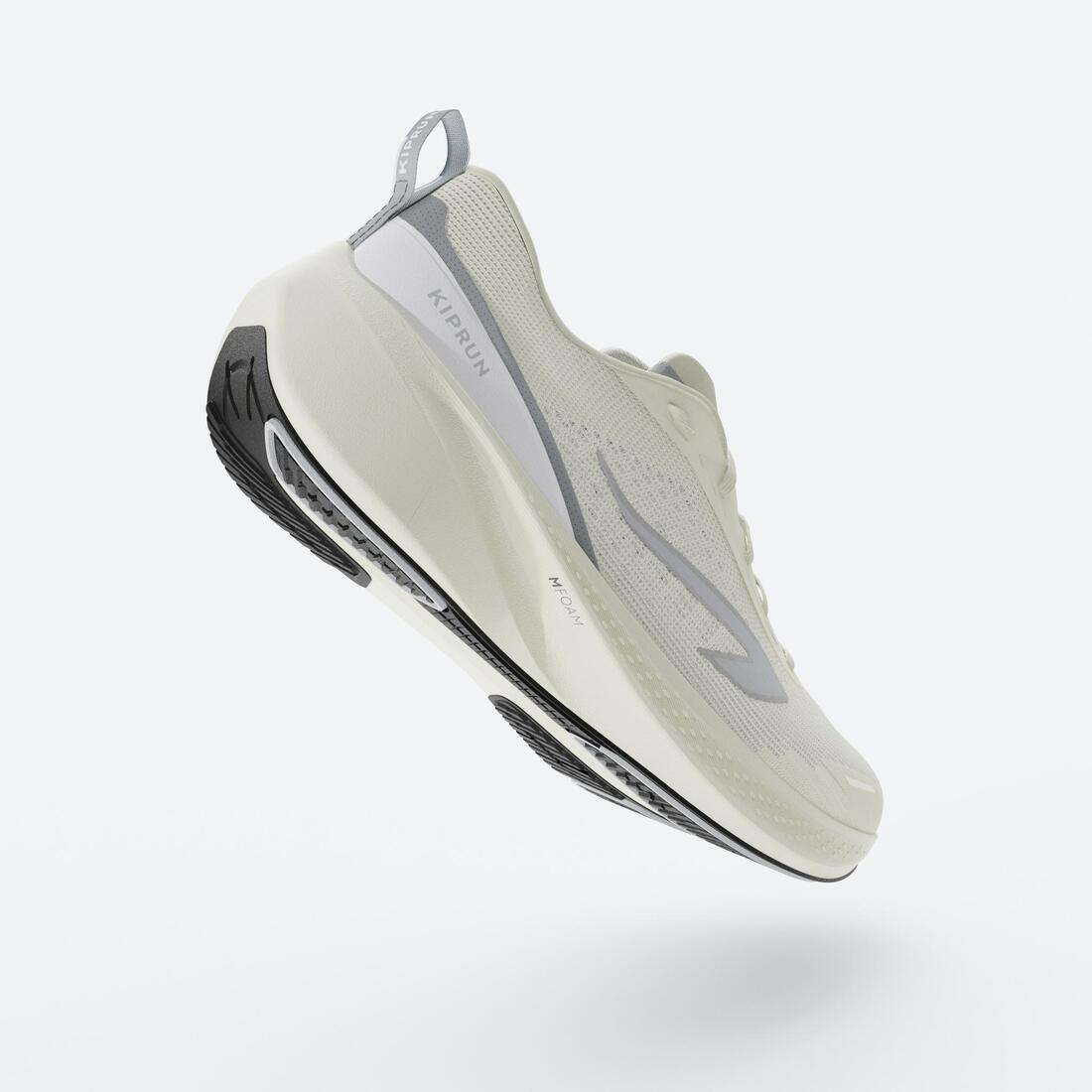 Chaussures de Running Femme, Kiprun Cushion 500 Blanche