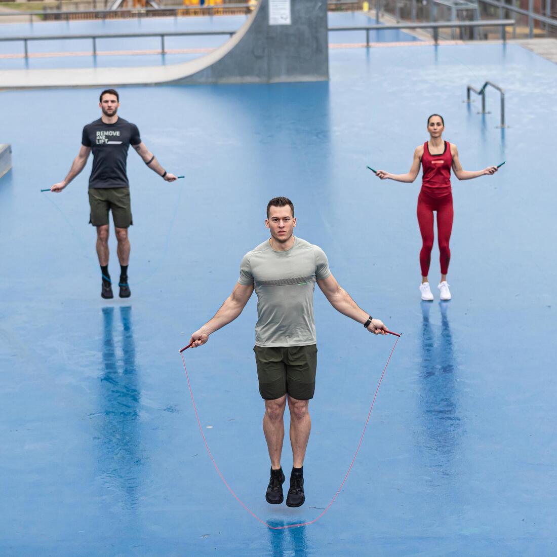 Corde à sauter de cross training vitesse - speed rope noire