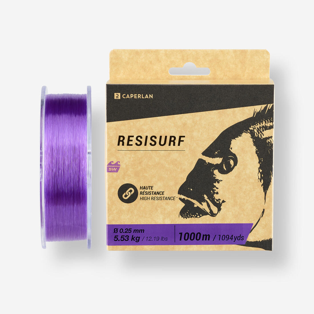 Fil pêche en surfcasting Violet RESISURF
