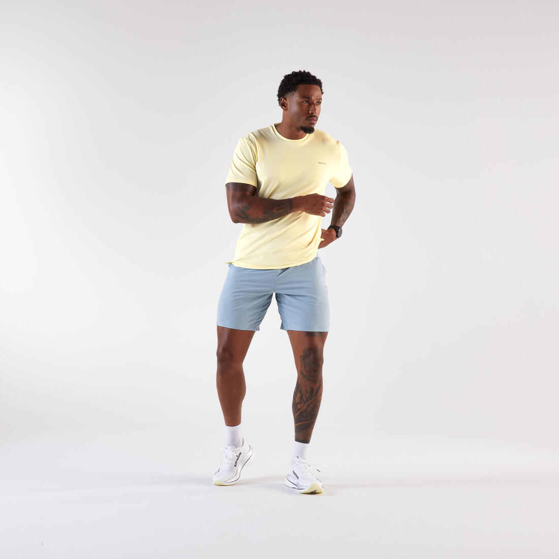 Short de running homme - kiprun run 500 dry