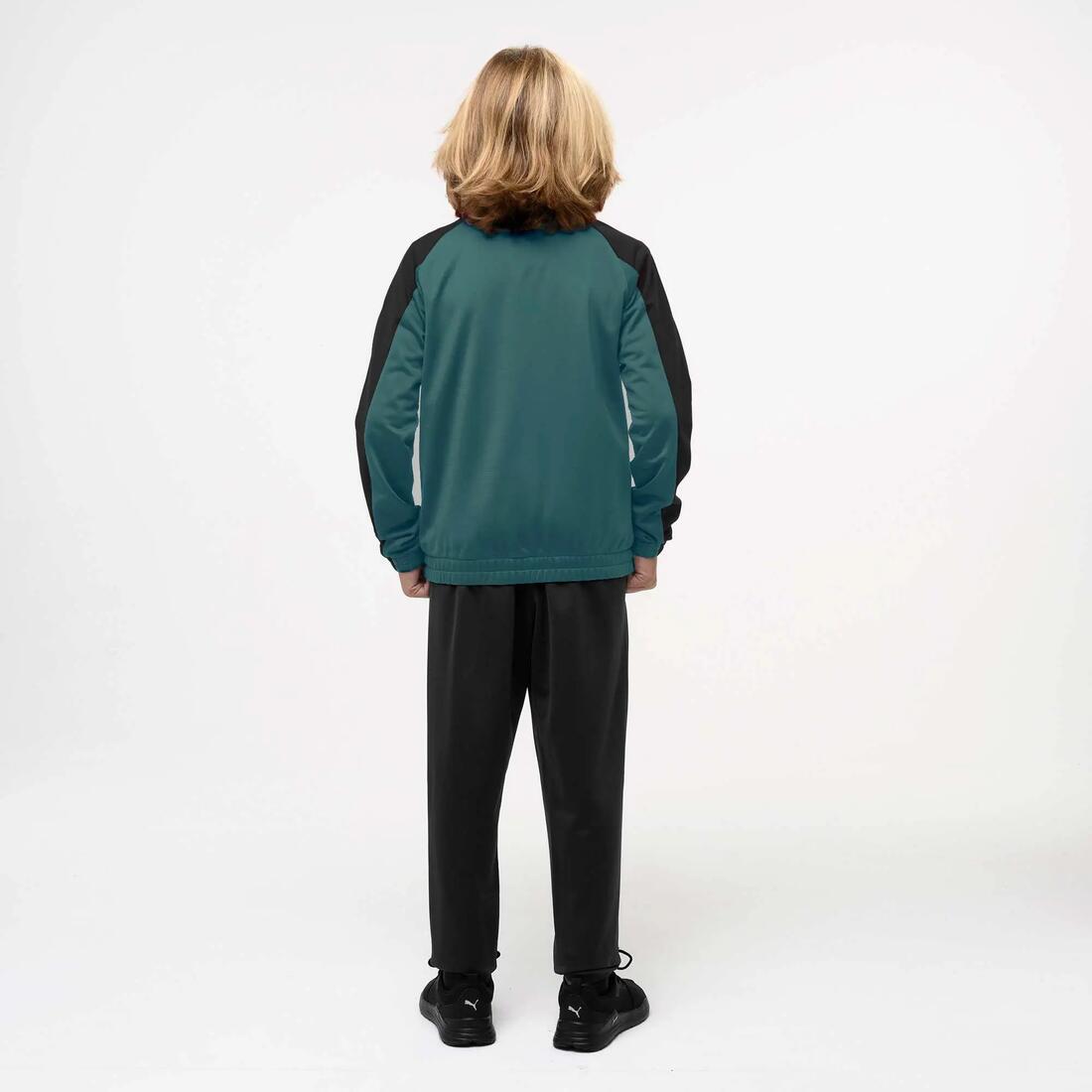 Ensemble de survêtement polyester enfant, bleu et
