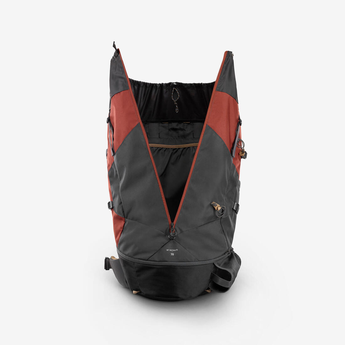 Sac à dos de trekking homme 70 l - mt100 easyfit