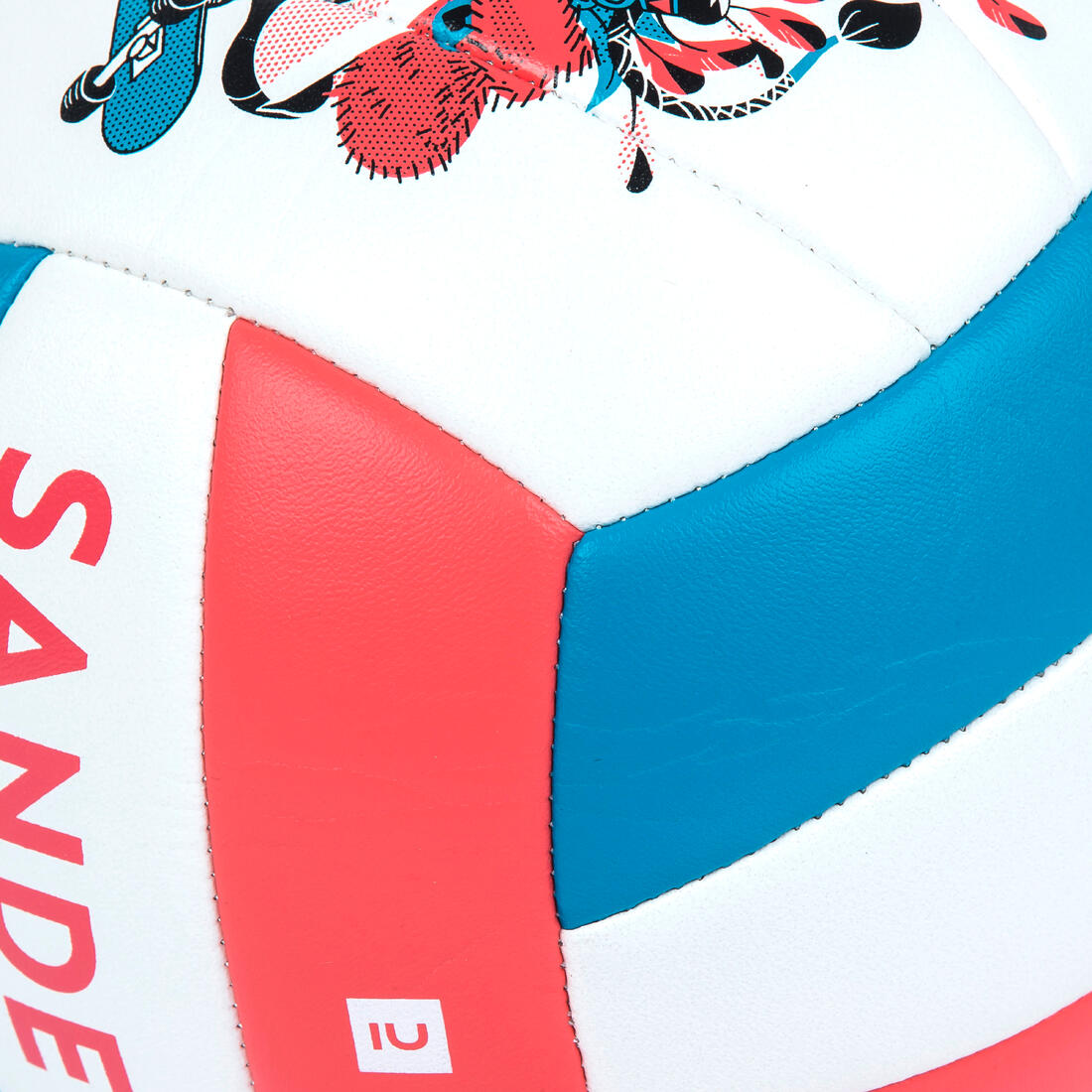 Ballon de Beach volley 100 Classic cousu Taille 3 Junior Vert Totem