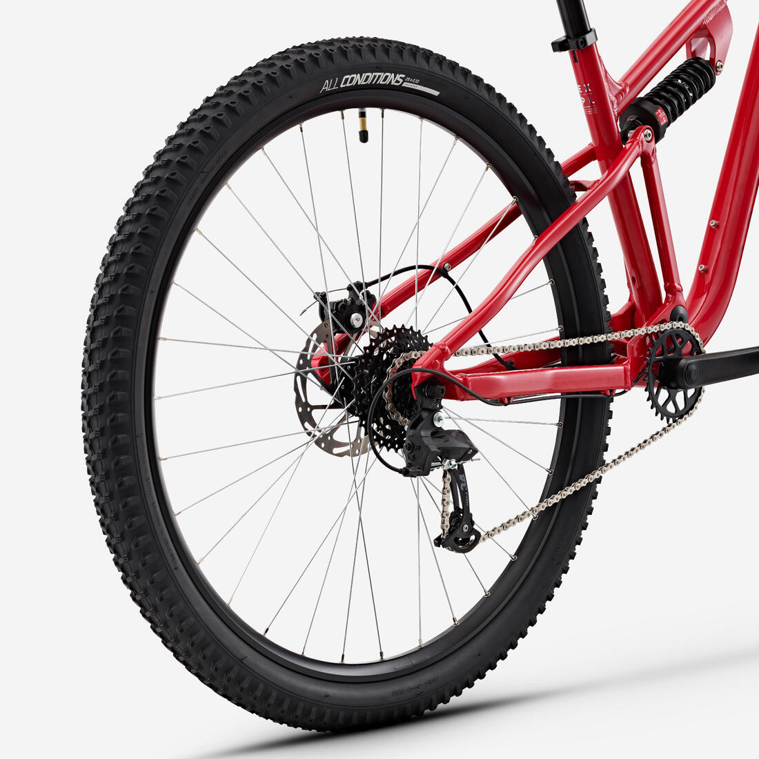 Vélo VTT randonnée tout suspendu 29" cadre aluminium, EXPL 100 S