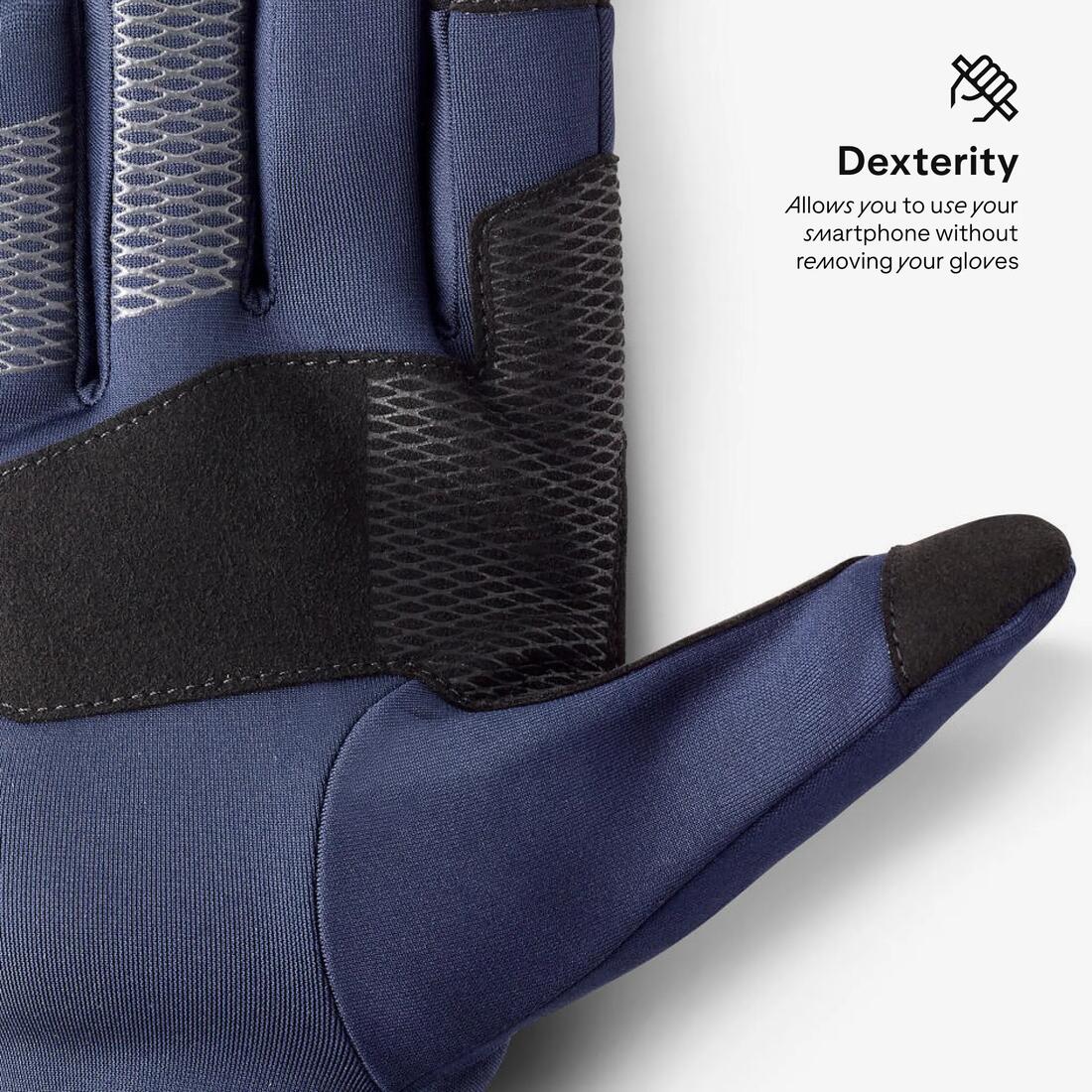 Gants tactiles et stretch de trekking adultes, MT500
