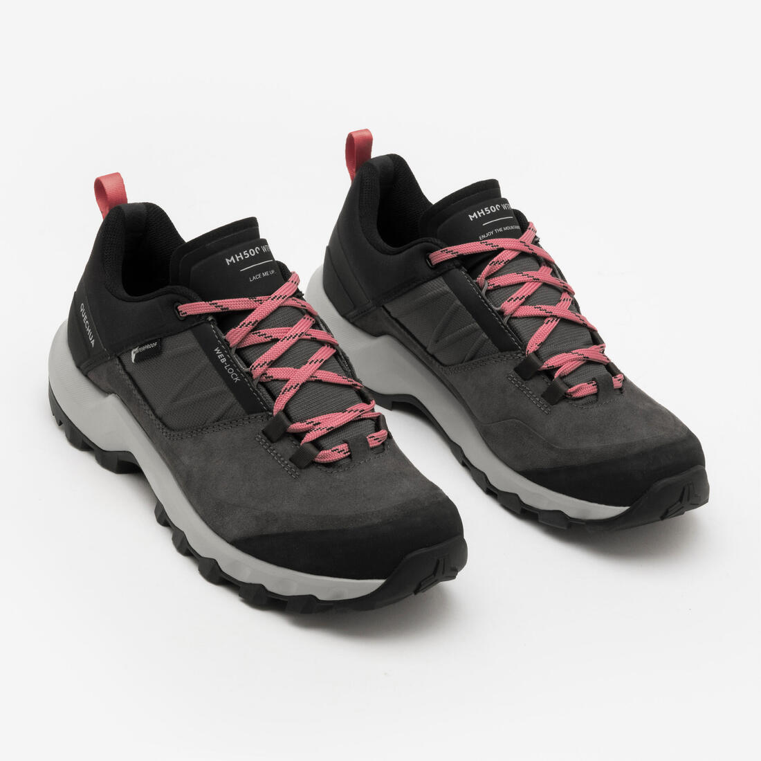 Chaussures imperméables de randonnée montagne - MH500 - femme