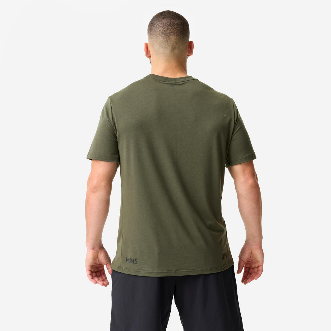 T-shirt de sport léger et extensible homme, noir et