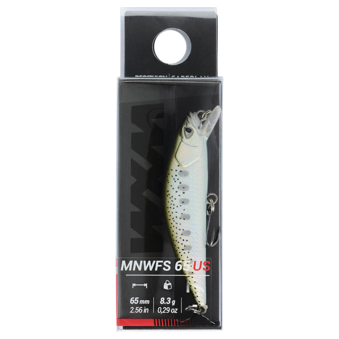 POISSON NAGEUR TRUITE MINNOW WXM MNWFS 65 US BLACK BASS
