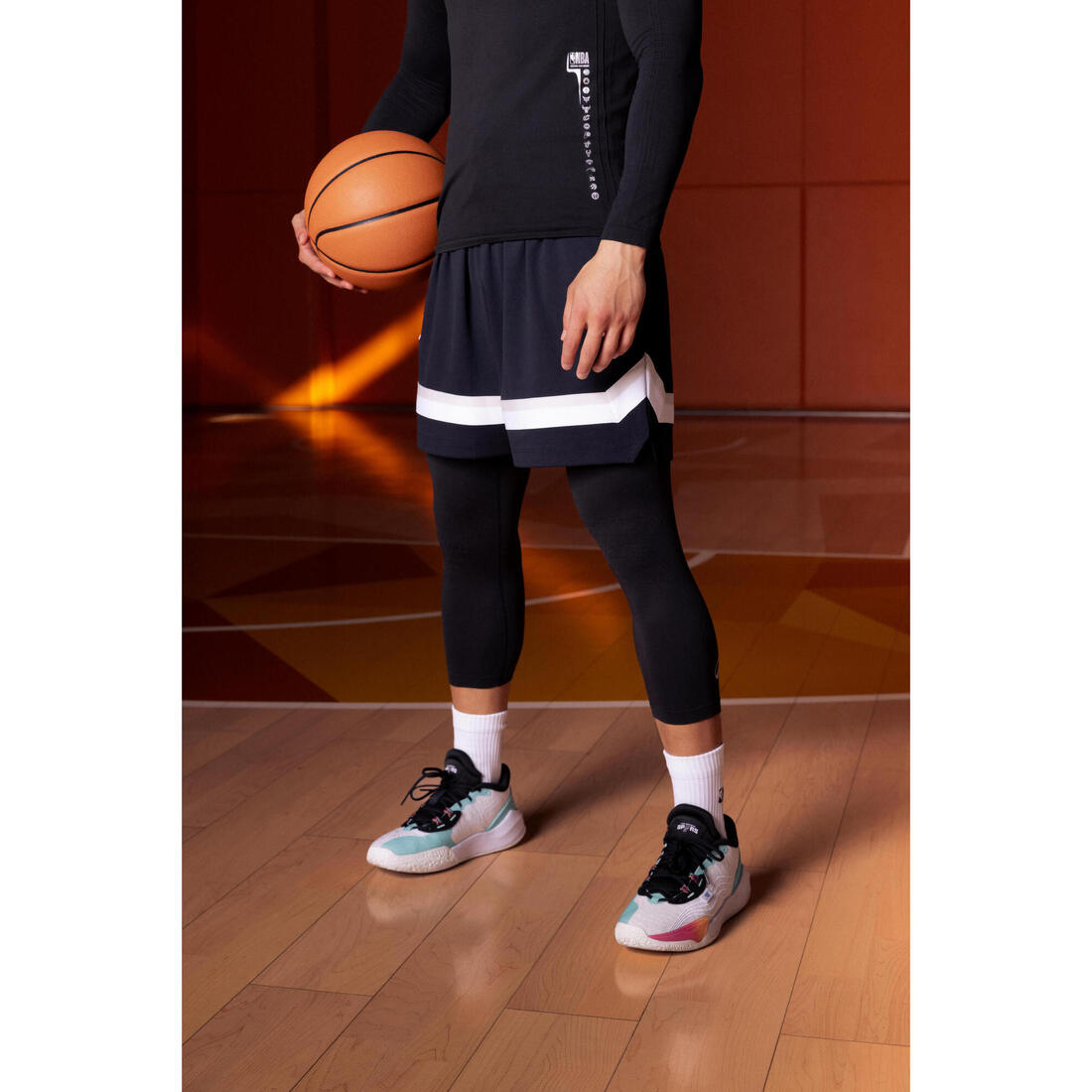 Legging de basketball 3/4 NBA homme - TIGHT 900