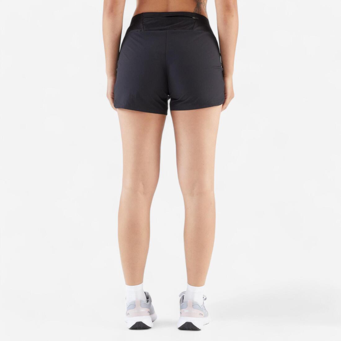 Short running Femme - KIPRUN Run 100 noir