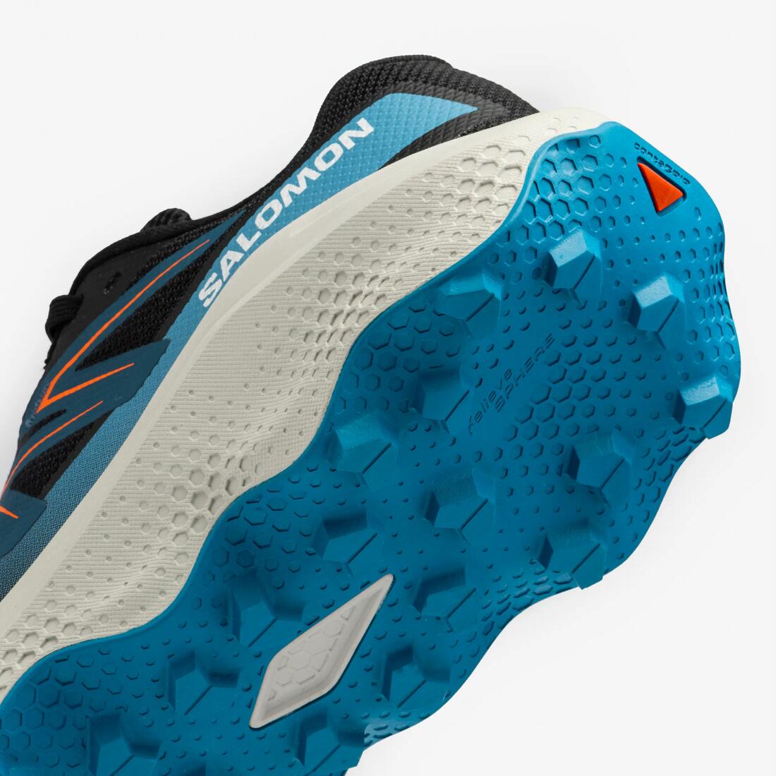 Chaussures de running trail homme, Salomon ultra flow 2, noir blanc et