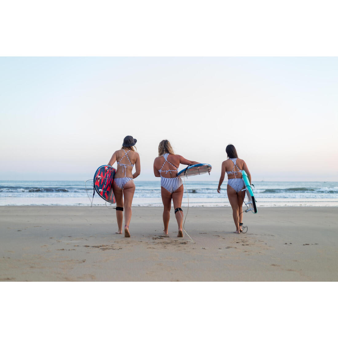 BAS DE MAILLOT DE BAIN DE SURF FEMME TAILLE HAUTE GAINANTE NORA