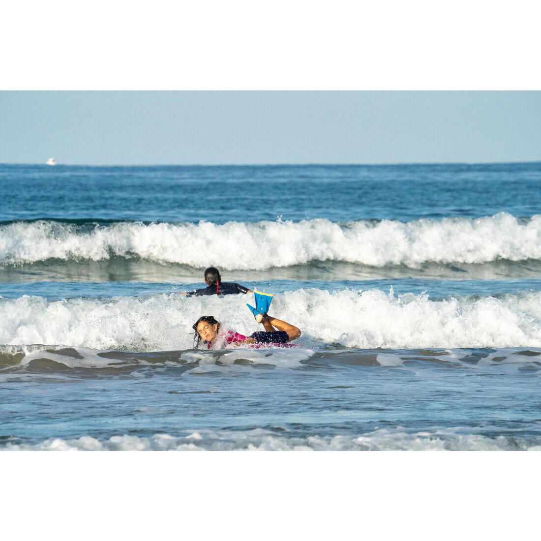 Palmes 100 bodyboard bleu jaune