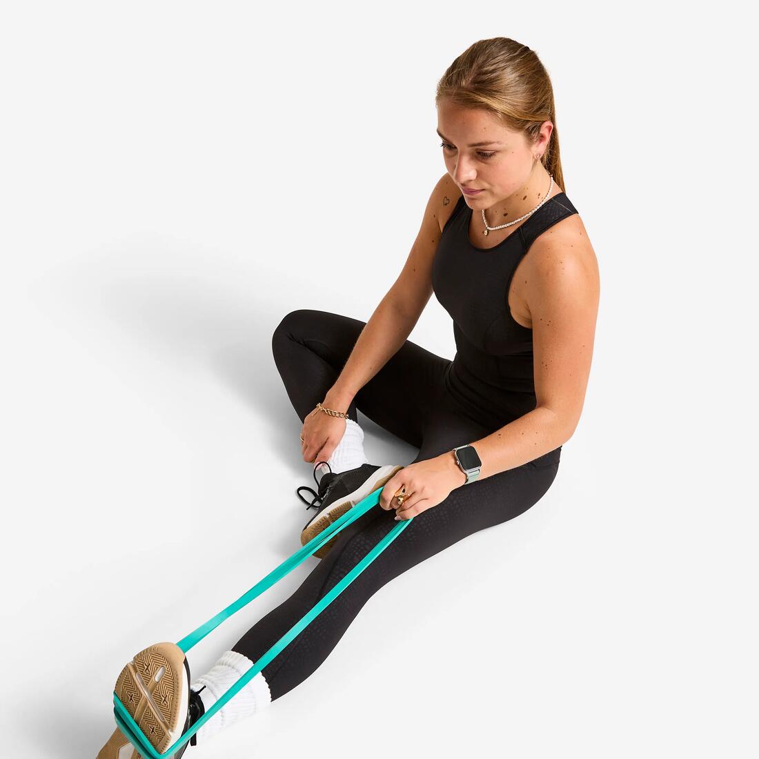 Legging de sport taille haute gainant femme foncé
