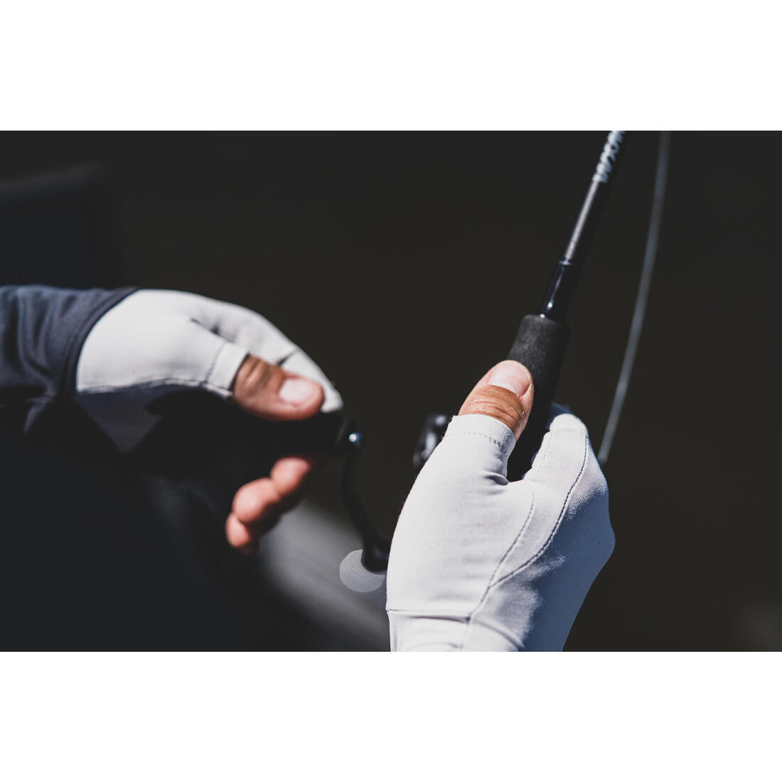 Gants de pêche 500 anti-uv Adulte mitaines