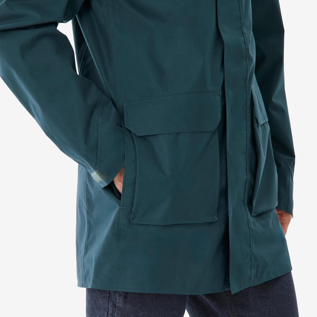 Veste de randonnée imperméable homme, NH500 Longue