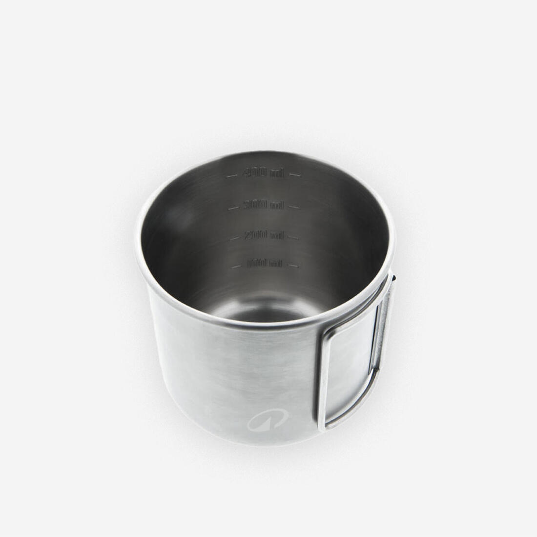 Tasse 500 acier inox 0,4L, pour la randonnée et le camping.