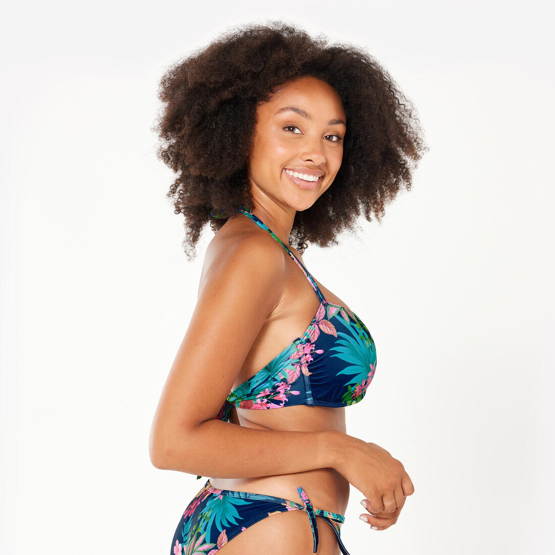 Haut de maillot de bain bandeau laura salty avec coques amovibles