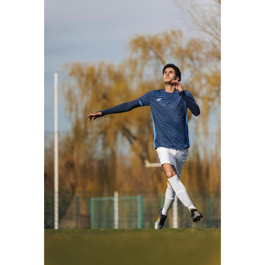 Sous-maillot de foot thermique sans-couture manches longues, Keepdry