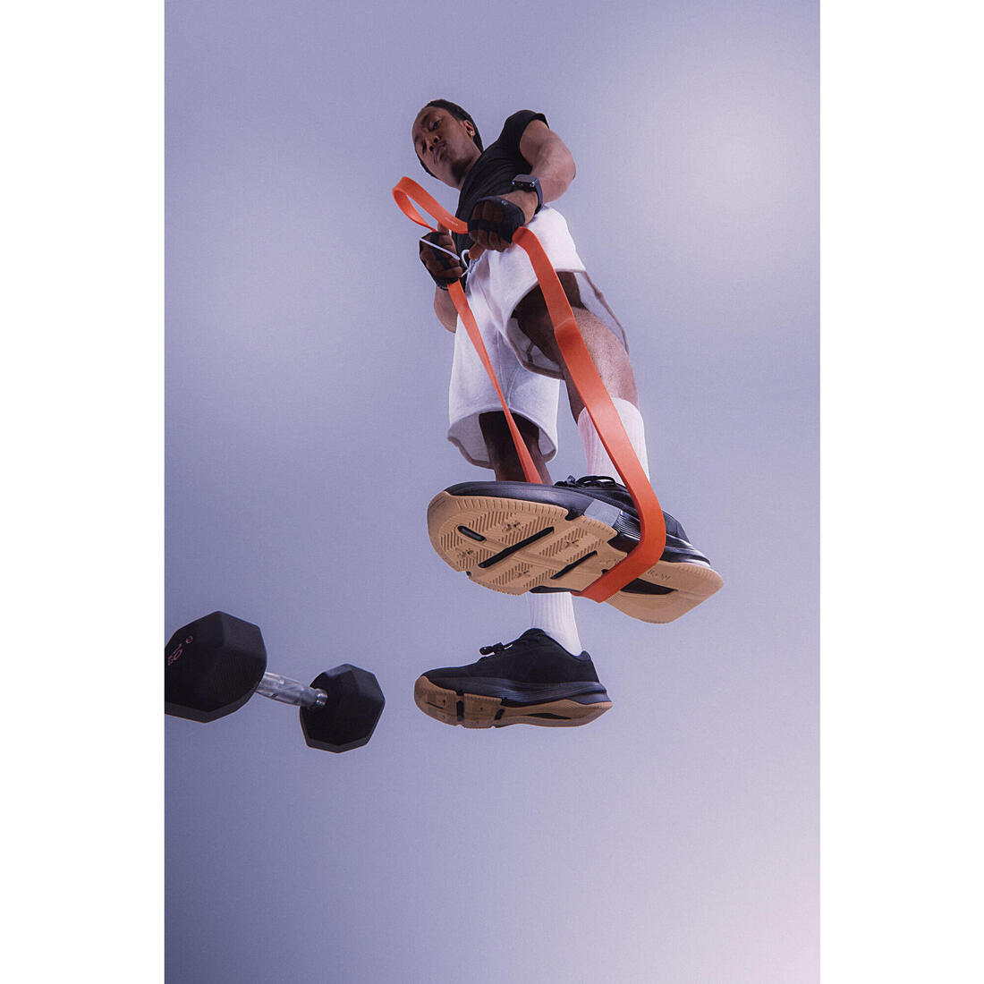 Chaussures de fitness et training flexibilité et stabilité, homme, Energy noir