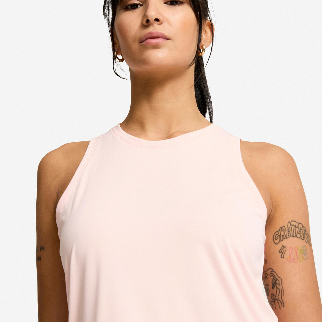 Débardeur de fitness coupe droite femme