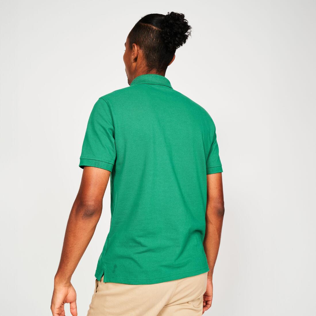 Polo de golf en coton polyester manches courtes homme, MW500