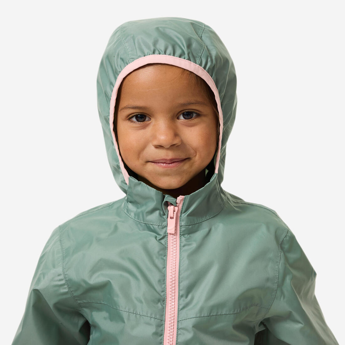 Veste imperméable de randonnée enfant 2-6 ans, MH100 zip kid