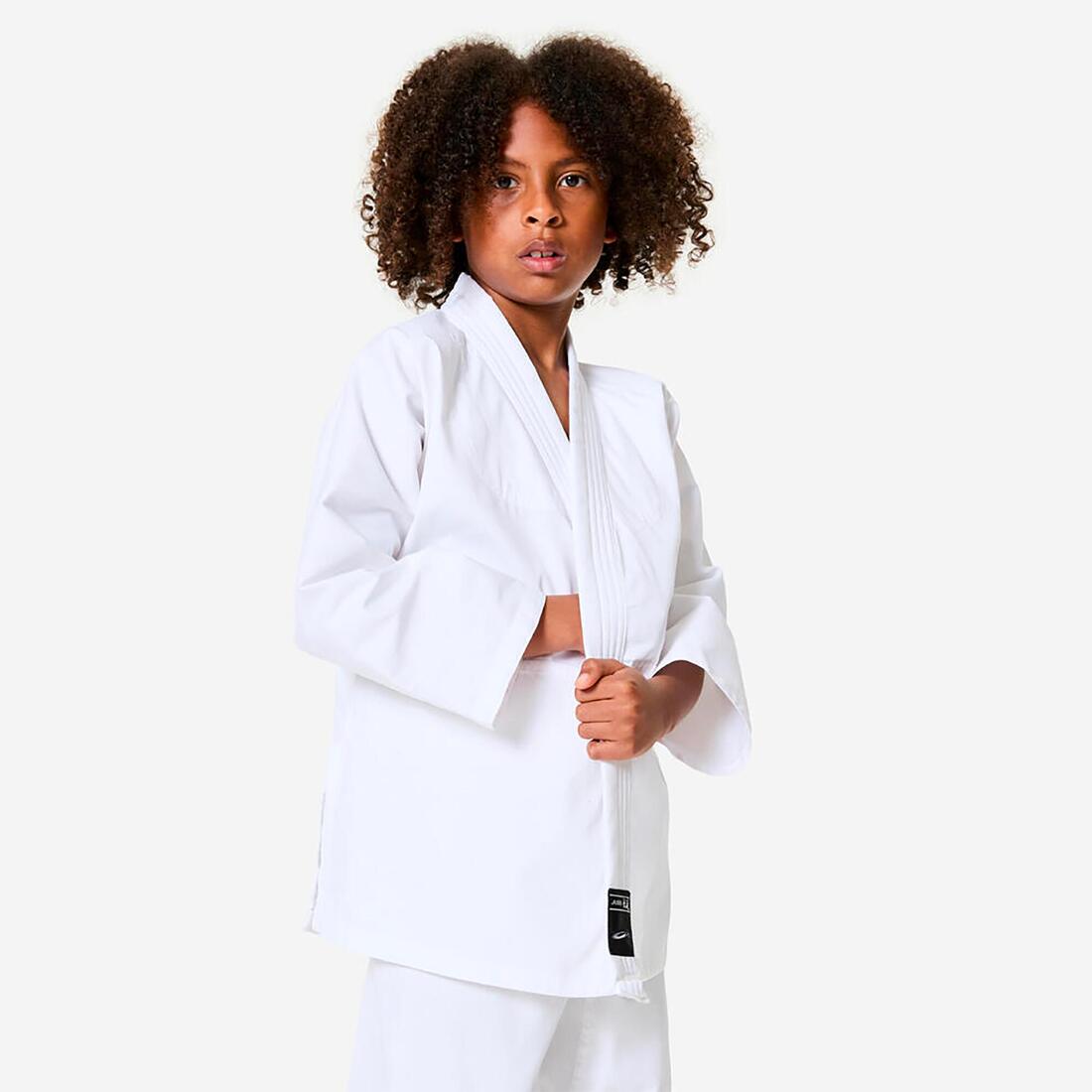 Kimono de judo pour débutant enfant, blanc