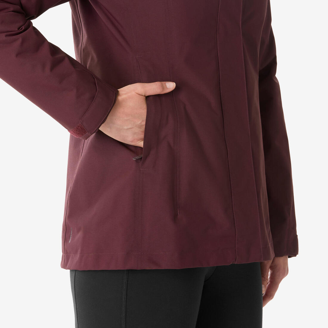 Veste de randonnée 0°C chaude femme, NH100 3en1