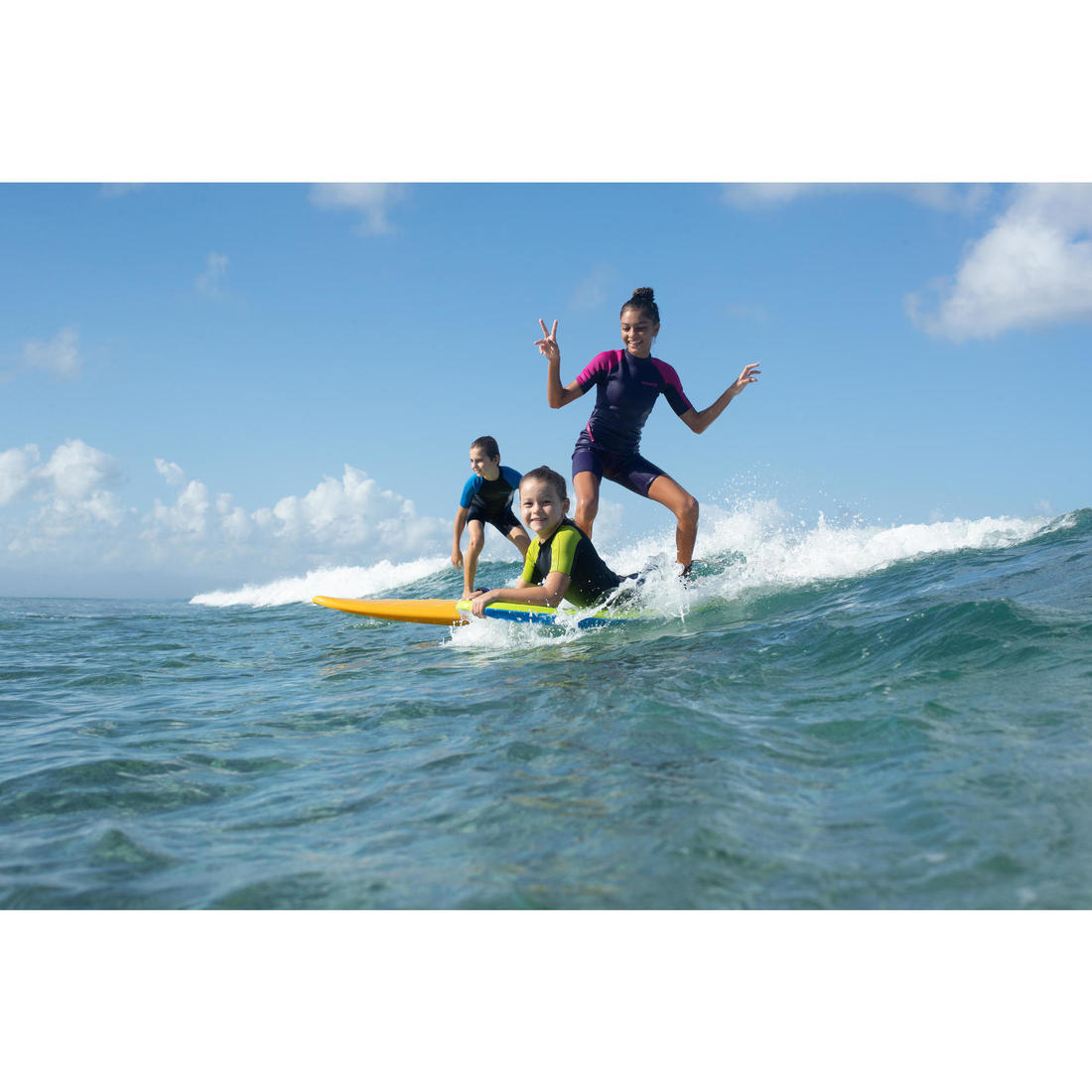 Combinaison Surf Shorty 100 Néoprène 1,5mm enfant
