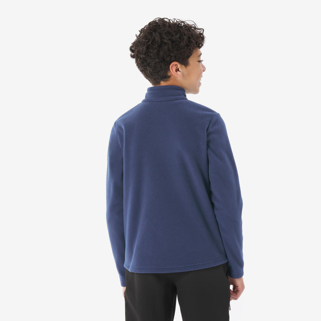 Polaire de randonnée enfant 7-15 ans, MH100 demi zip