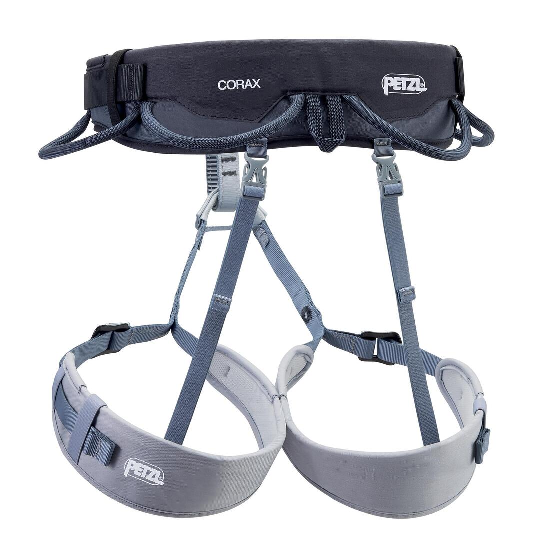 Baudrier escalade et alpinisme réglable CORAX gris