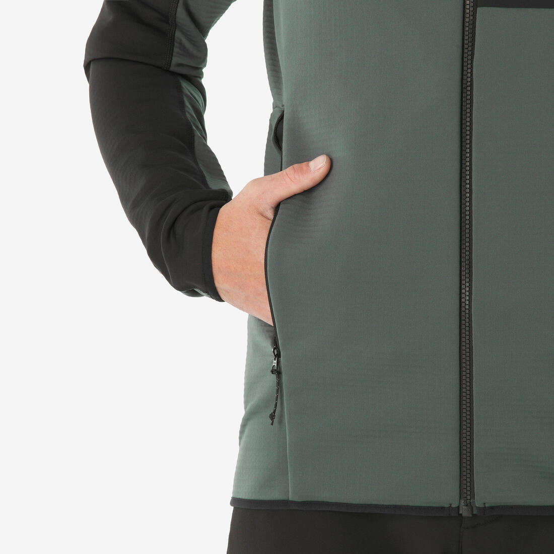 Polaire de randonnée montagne homme, MH500 full zip