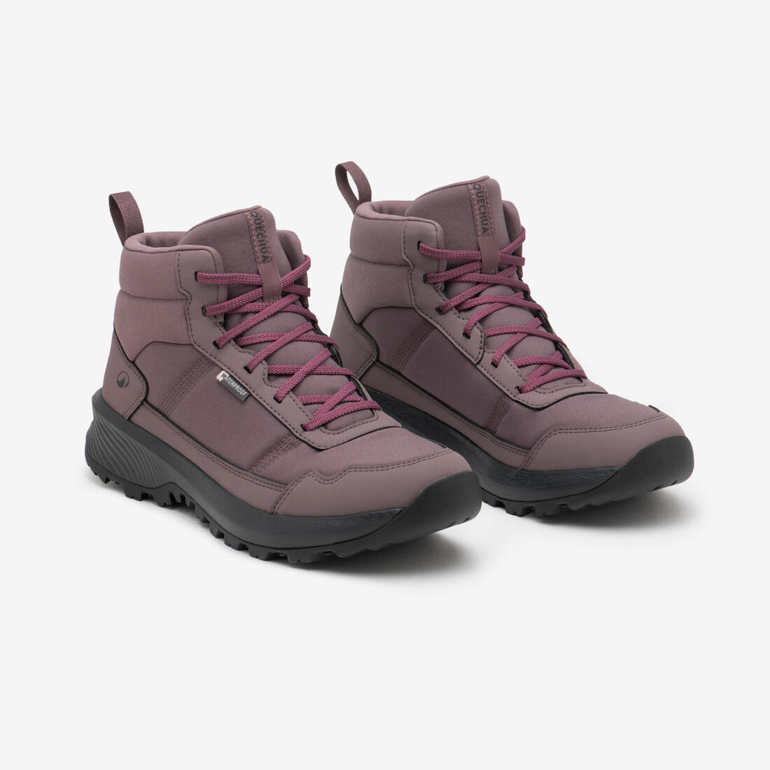 Chaussure de randonnée imperméable mid femme, NH100 Mid WP