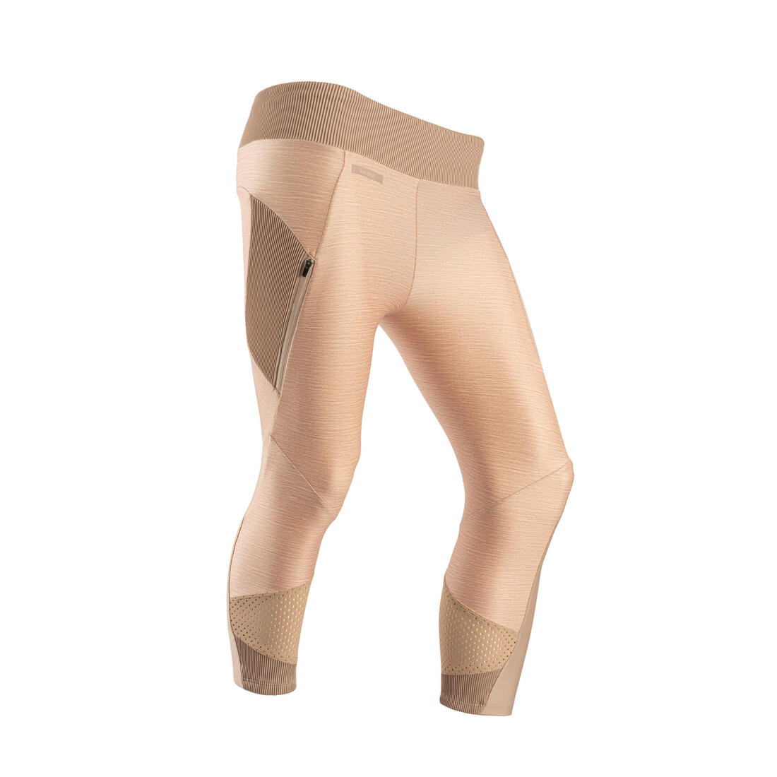 Legging court running respirant femme - Dry+ Feel noir