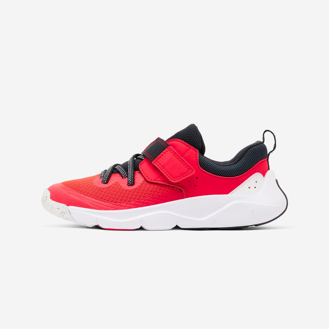 Chaussures de sport à scratch légères enfant, Playful Fast noir et