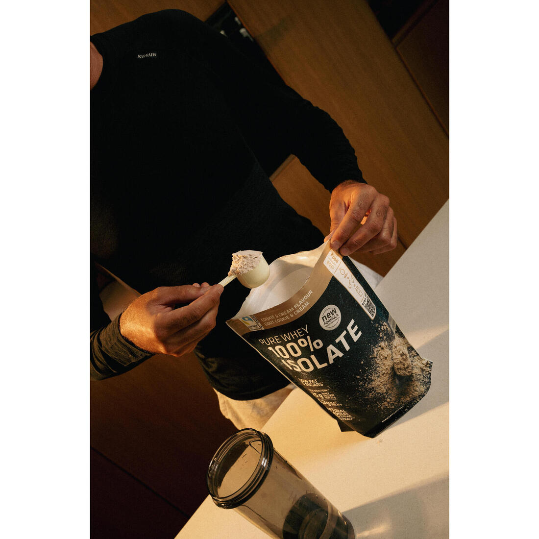 Pure whey protéine 100% isolat café latte 900g