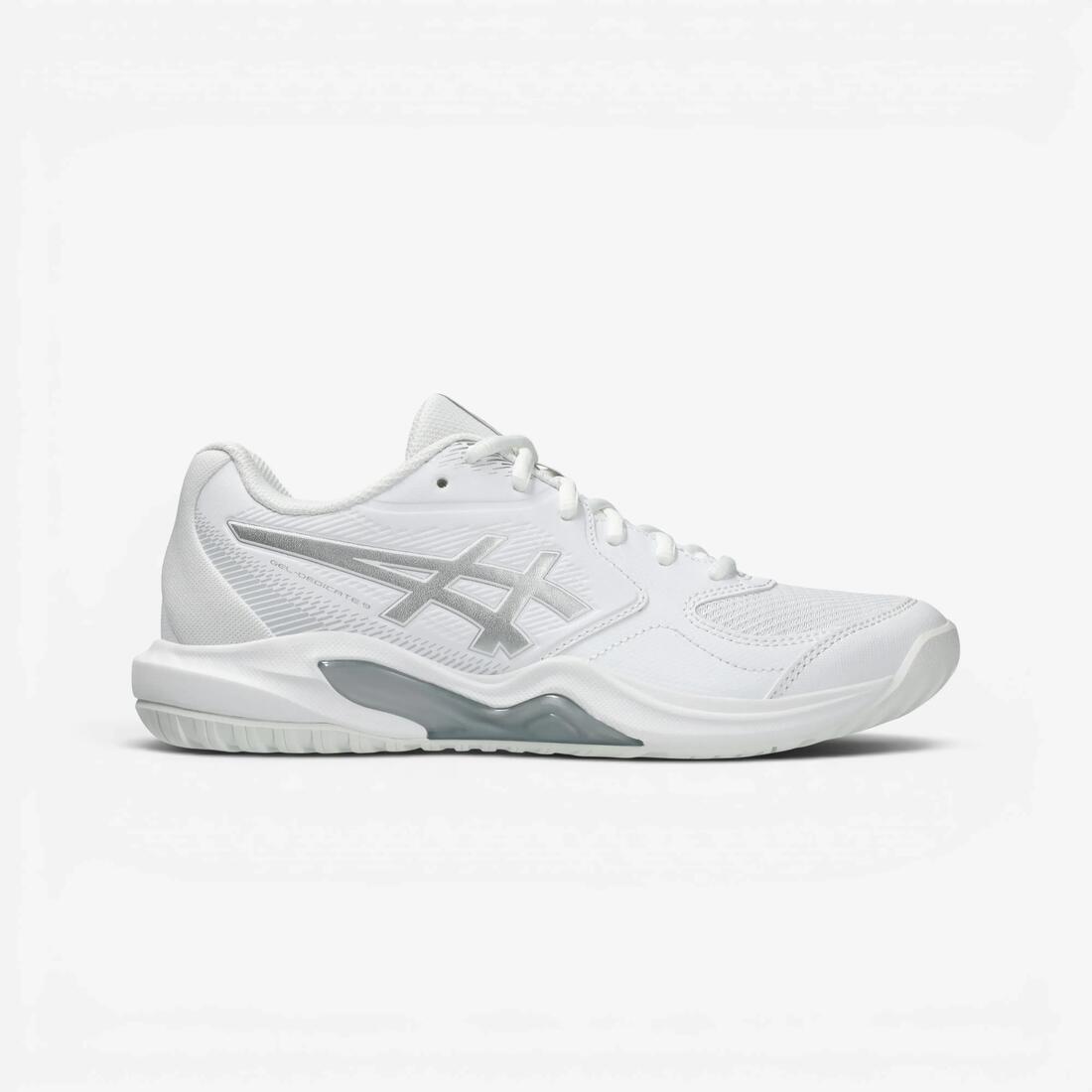 Chaussures de tennis multicourt femme, Asics Gel Dedicate 9 blanc