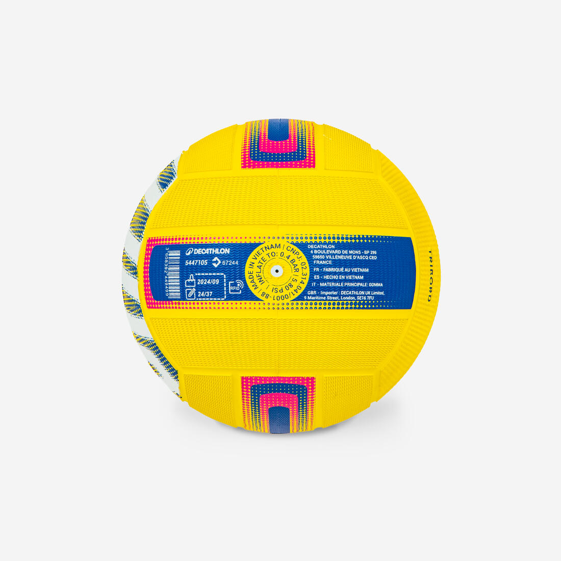 Ballon de water polo taille 3 - Easy jaune
