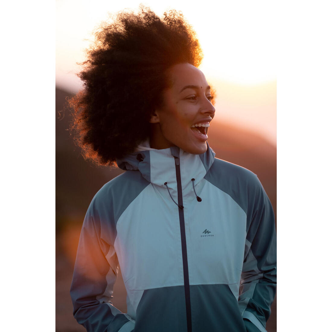 Veste imperméable de randonnée montagne - MH500 Femme