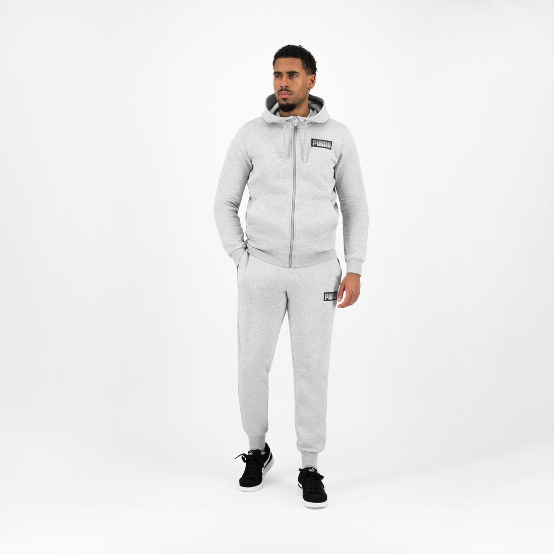 Pantalon jogging imprimé Puma homme - gris