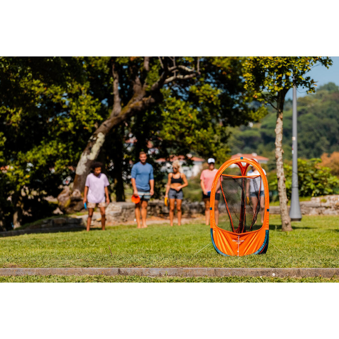Panier cible découverte débutant discgolf
